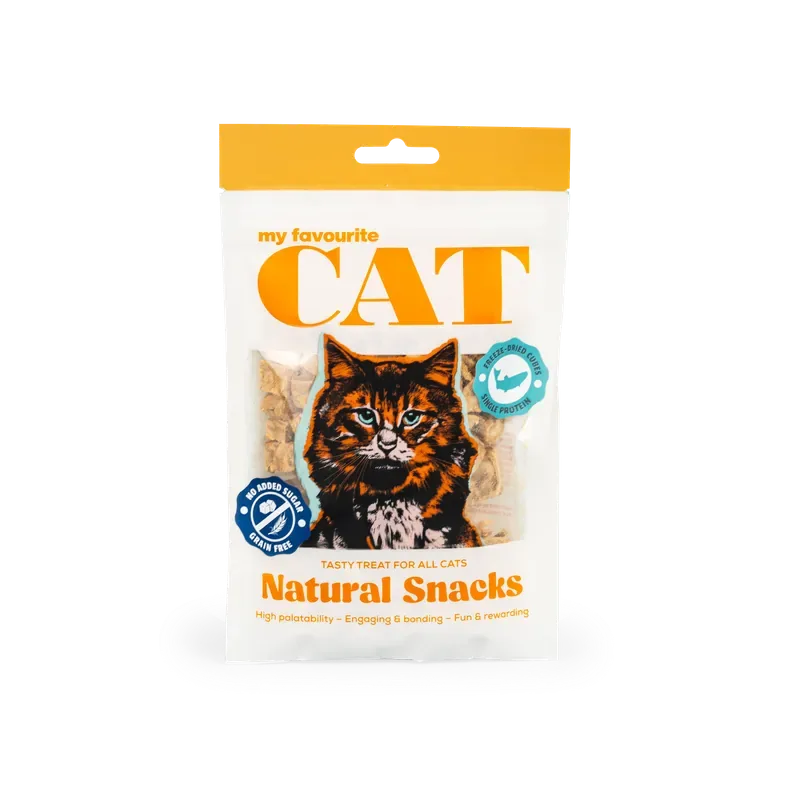 Handla nu Freezedried Salmon Cubes 30 g