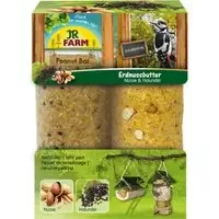 Handla nu JR Garden Peanut Bar nötter & fläder – 2 st à 350 g