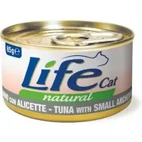 Handla nu LifeCat Natural Adult våtfoder för katter 6 x 85 g – Tonfisk med Alicette