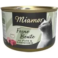 Handla nu Miamor Feine Beute 12 x 185 g – Kalkon & kanin