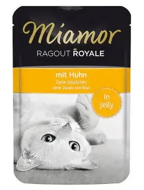 Handla nu Miamor Ragout Royale i Gelé Kyckling 22 x 100 g för katter