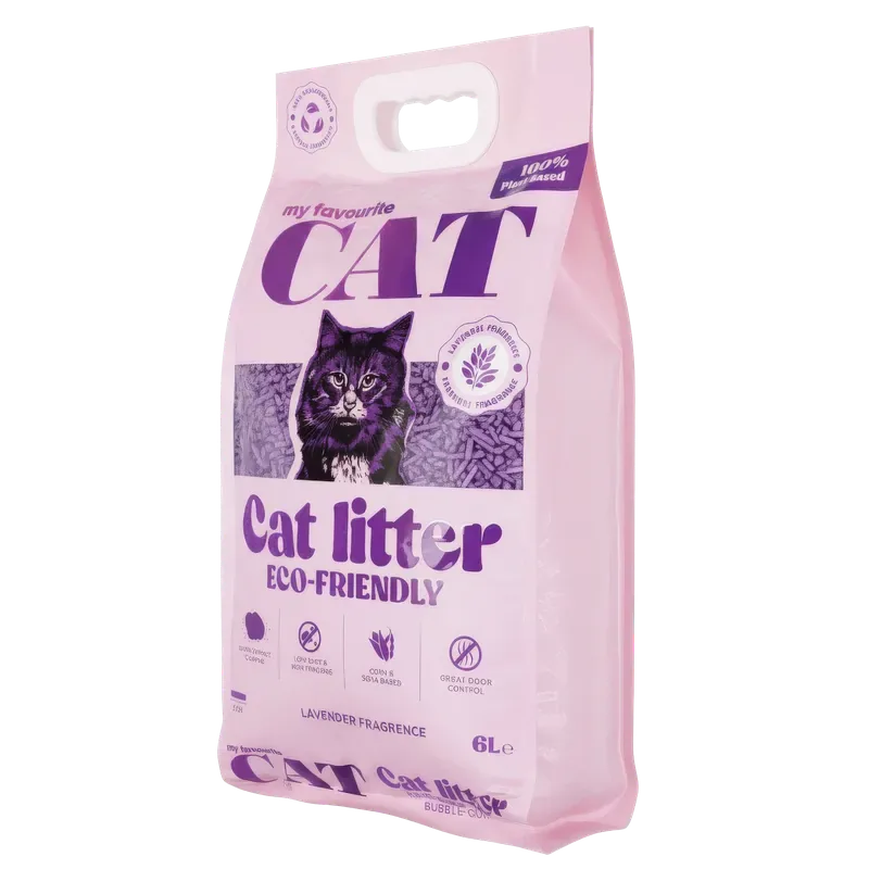 Handla nu My Favourite Cat Kattsand EcoFriendly Lavender