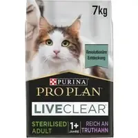Handla nu PURINA PRO PLAN LiveClear Sterilised Adult Turkey – 7 kg
