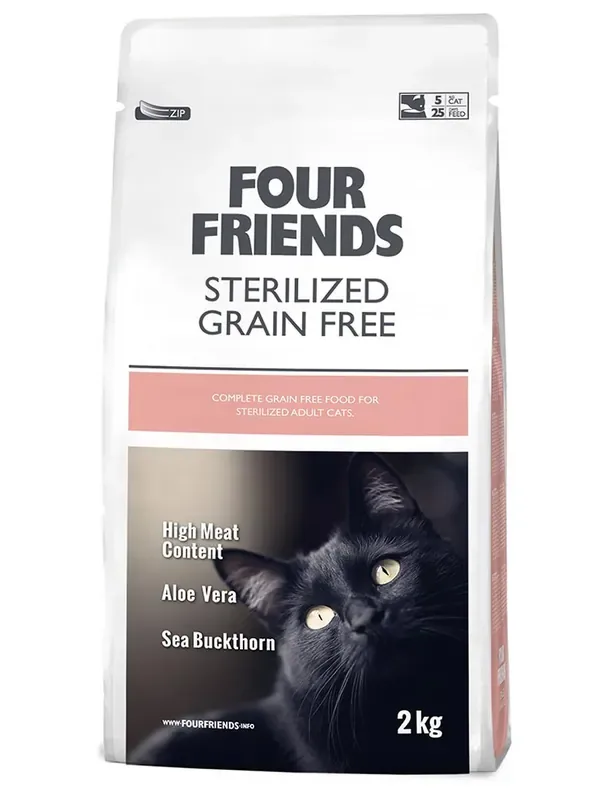 Handla nu Sterilized Grain Free Kattfoder – 2 kg