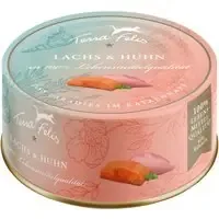 Handla nu Terra Felis 12 x 80 g – Lax och kyckling