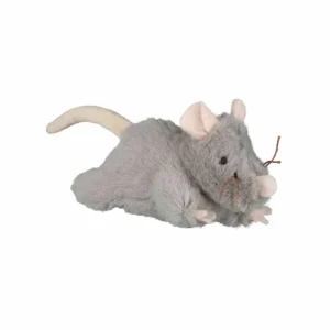 Handla nu Trixie Leksaksmus Grå med kattmynta 15 cm