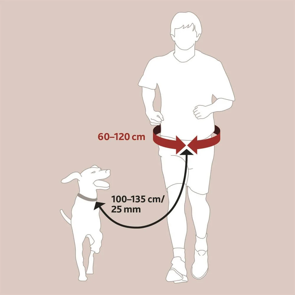 Handsfree Bälte med Expander 60-120cm - Image 2