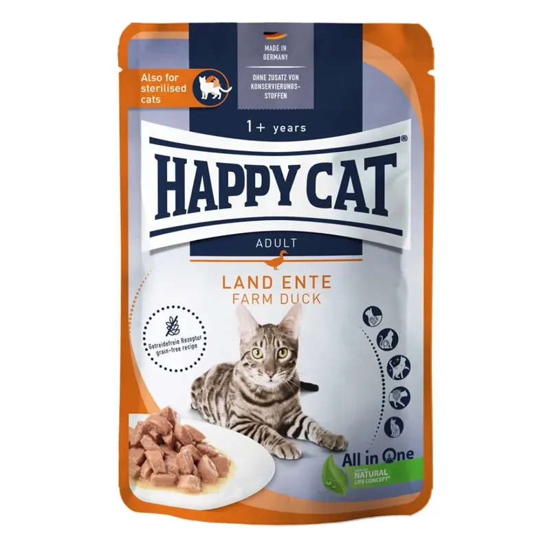Happy Cat Adult Anka i Sås 85 g Bästa pris