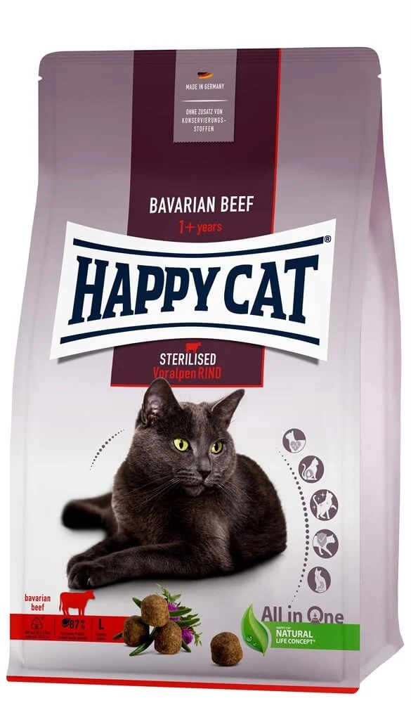 HappyCat Adult Sterilised Nötkött 300g