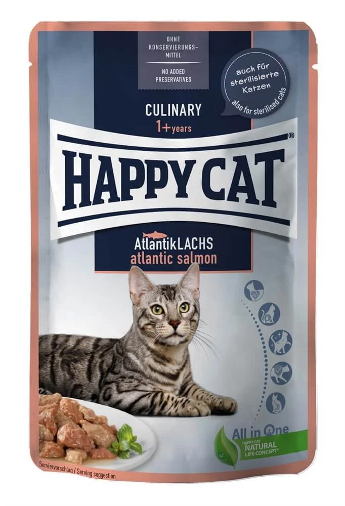 HappyCat i Sås Lax 85g