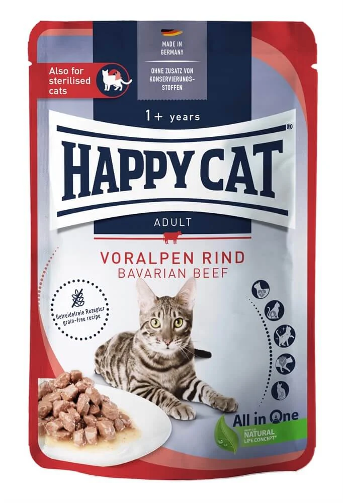 HappyCat i Sås Nöt 85g