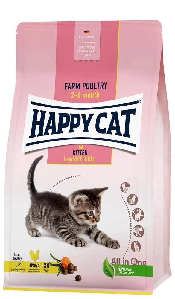 HappyCat Kitten Fågel 300g