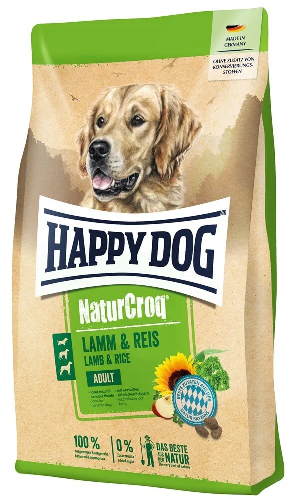 HappyDog NaturCroq Lamm & Ris 4kg