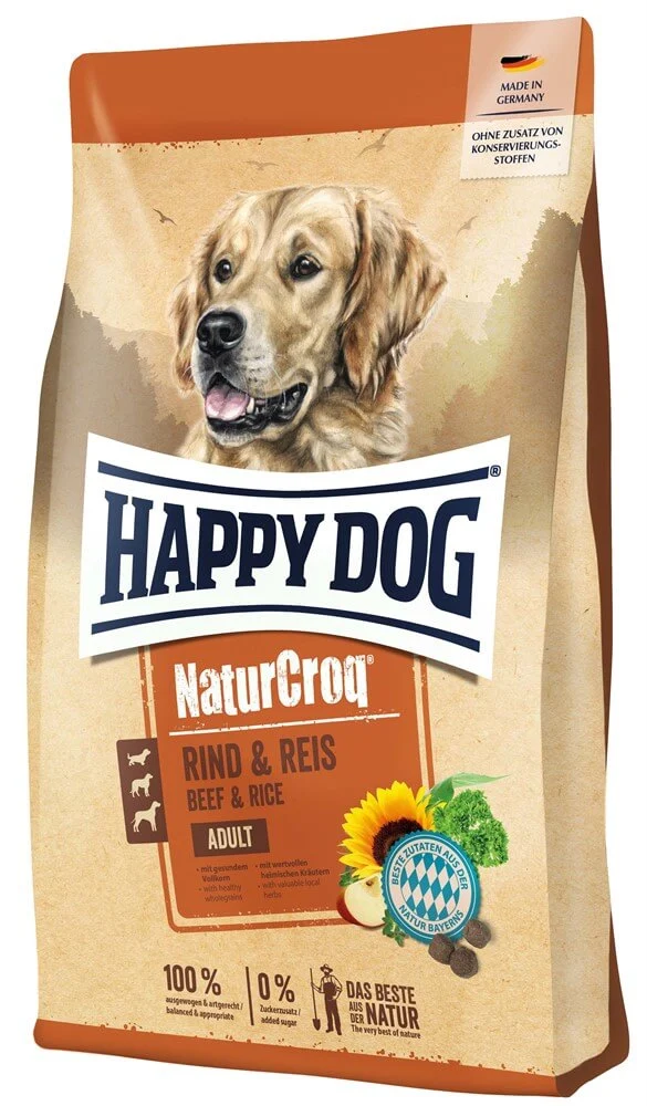 HappyDog NaturCroq Nöt & Ris 11kg