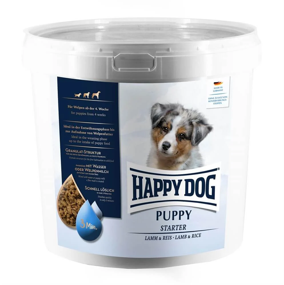 HappyDog Puppy Starter Lamm & Ris 4kg