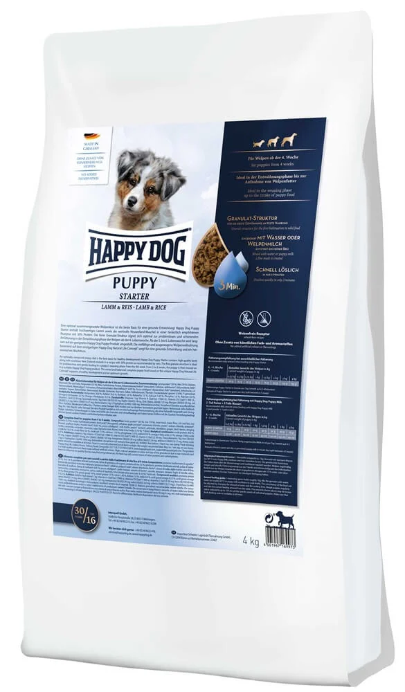 HappyDog Puppy Starter L&R 4kg