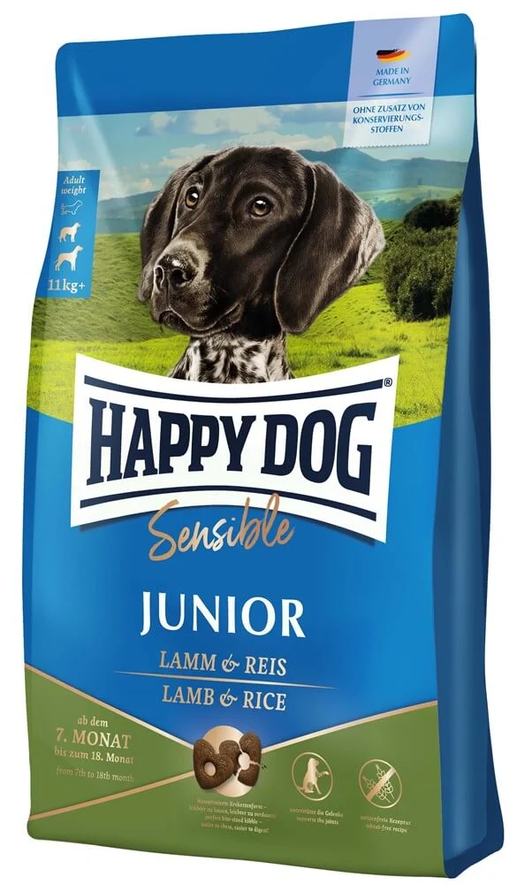 HappyDog Sensible Junior Lamm & Ris 4kg