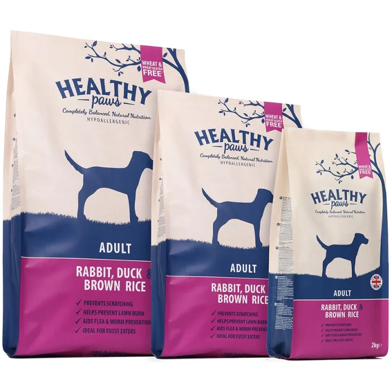 Healthy Paws – Rabbit duck and brown rice adult
