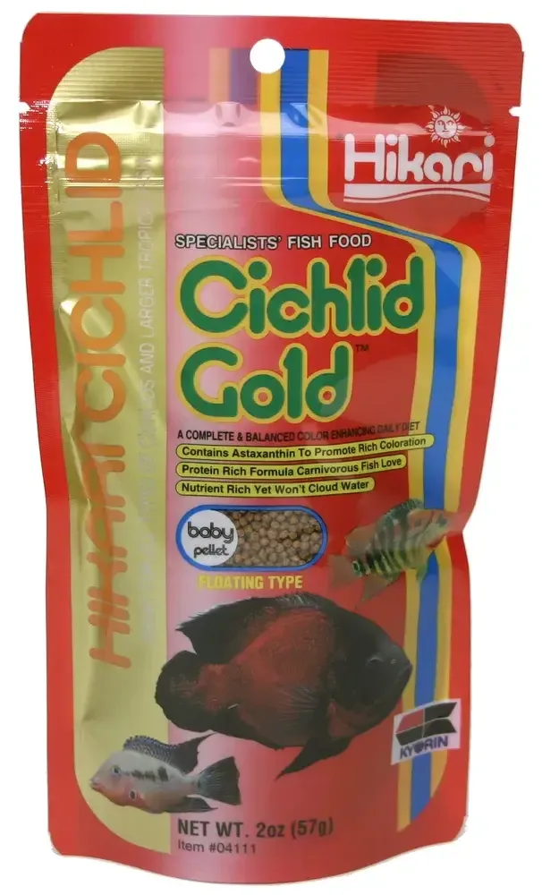 Hikari Ciklid Gold Färg Baby 57g