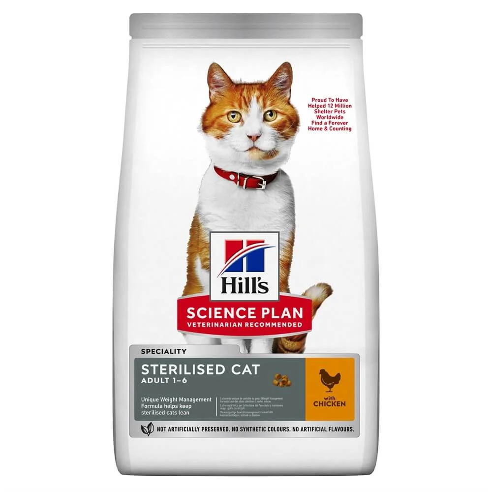 Hill´s F Adult Sterilised Chicken 7kg