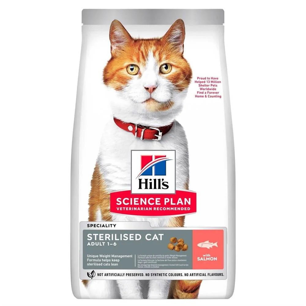 Hill´s F Adult Sterilised Salmon 10kg