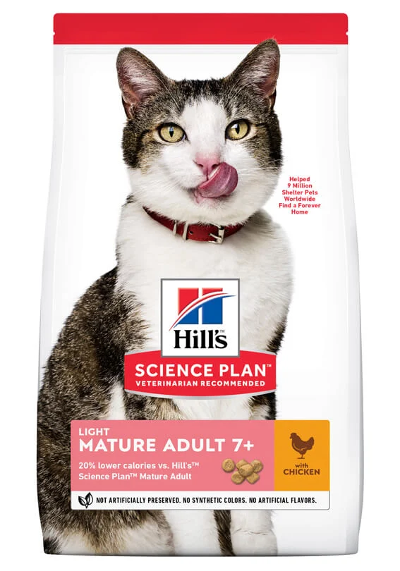 Hill´s F Mature Light Chicken 7kg