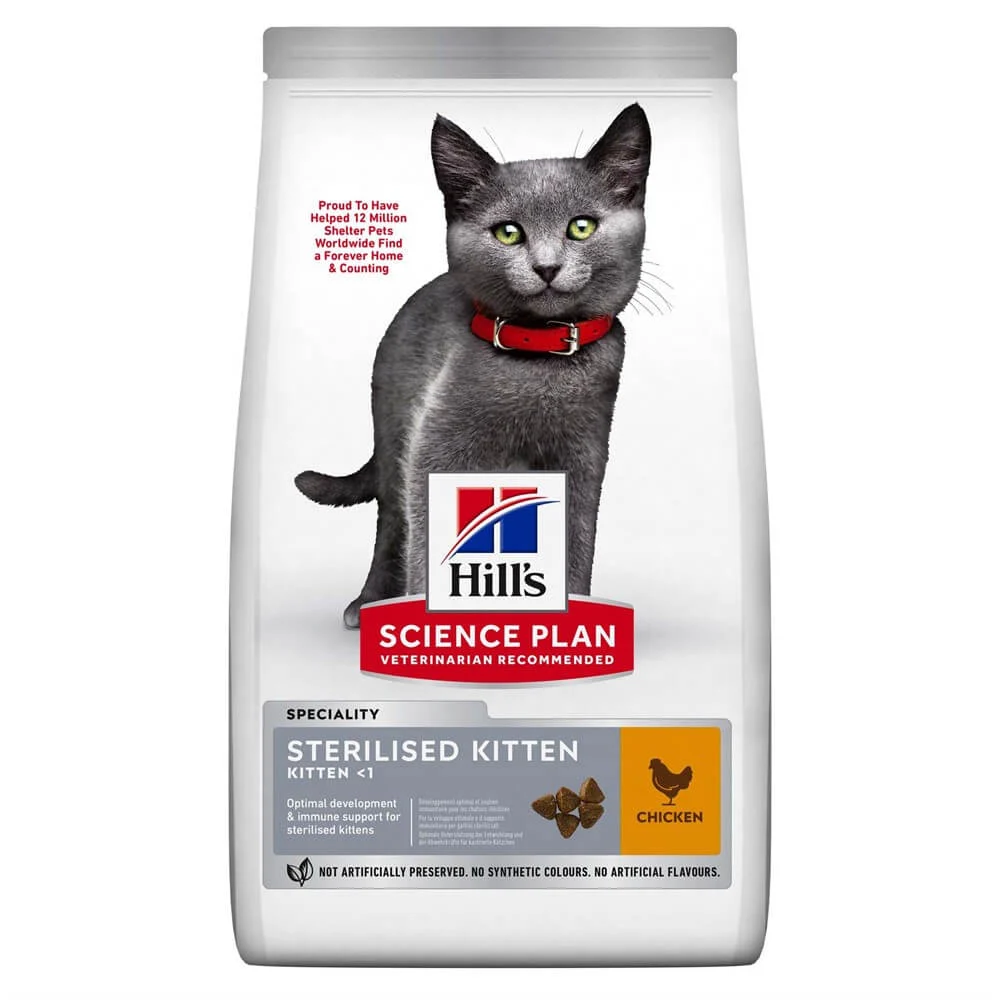 Hill’s F Kitten Sterilised Chicken 1,5kg