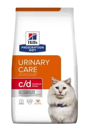 Hill‘s Prescription Diet c/d Multicare Stress torrfoder till katter med kyckling 1.5 kg Snabb frakt