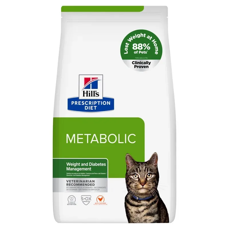 Hill‘s Prescription Diet Feline Metabolic Weight and Diabetes Management Chicken Snabb leverans