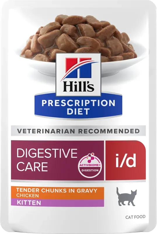 Hill‘s Prescription Diet i/d Digestive Care våtfoder med kyckling för kattungar Beställ idag