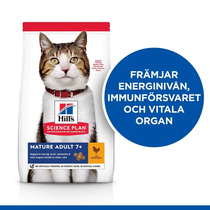 Hill‘s Science Plan Cat Mature Adult 7+ Chicken Köp nu