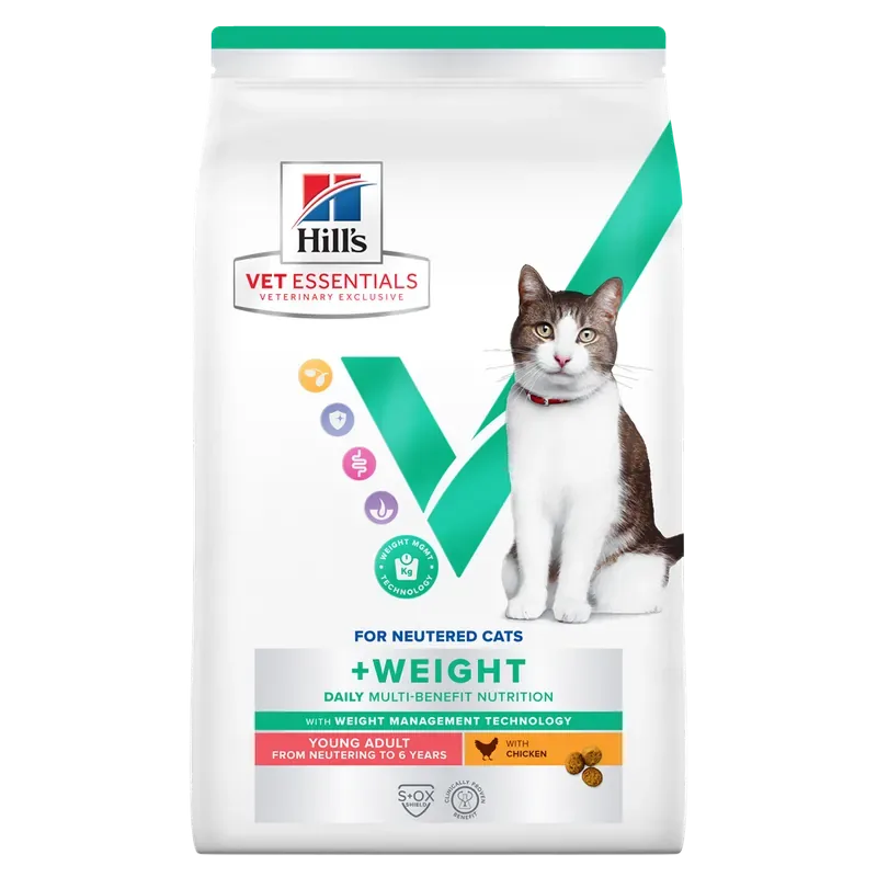 Hill‘s Vet Essentials Feline Young Adult Weight Management Chicken 1,5 kg Fynd