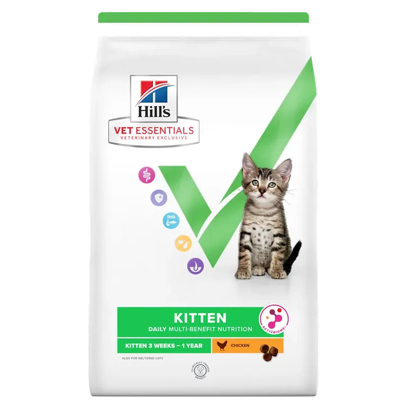 Hill‘s Vet Essentials Kitten Multicare Growth ActiveBiome+ Chicken 1,5 kg Outlet