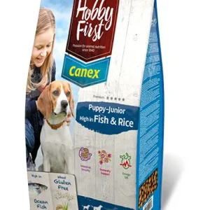 HobbyFirst Canex Puppy-Junior med fisk och ris hundfoder