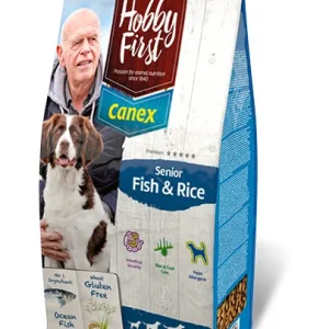 HobbyFirst Canex Senior fisk och ris hundfoder