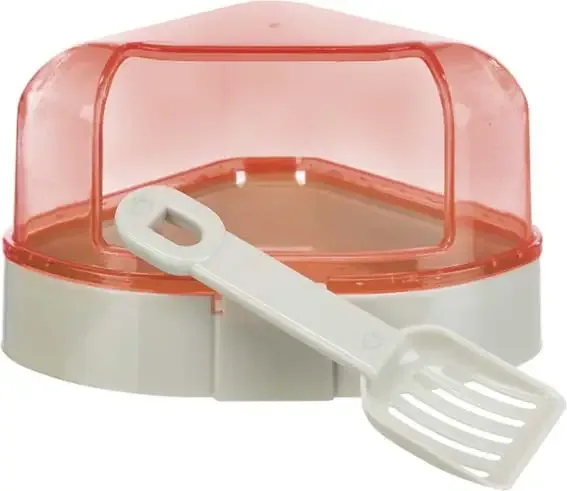 Hörntoalett med spade – Hamster