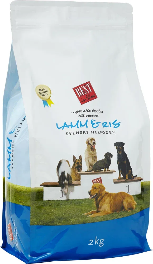 Hund Best in Show Lamm & Ris 2 kg
