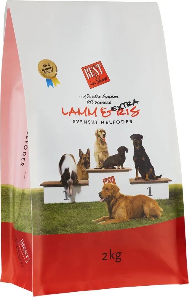 Hund Best in Show Lamm & Ris Extra 2 kg