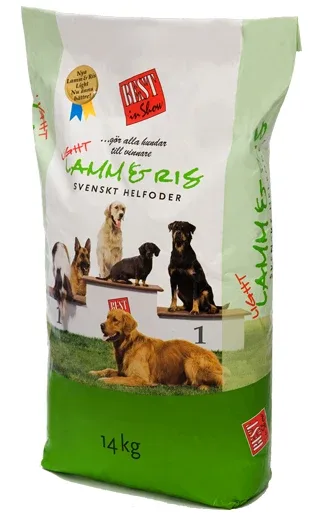 Hund Best in Show Lamm & Ris Light 14 kg