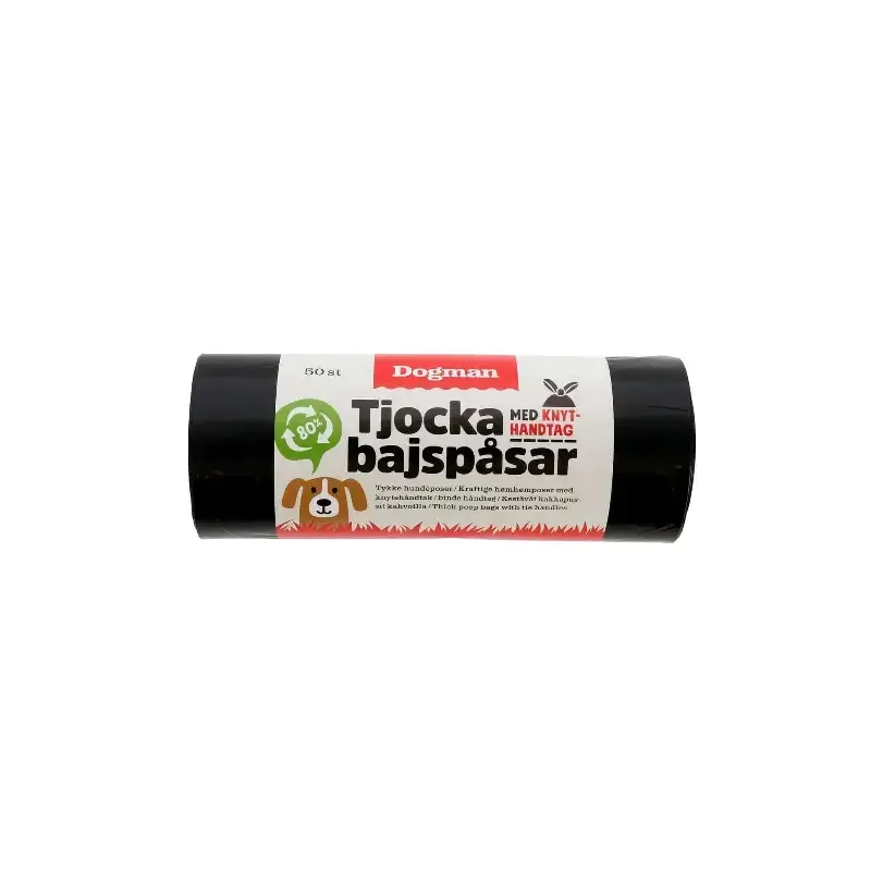 Hundbajspåsar svarta