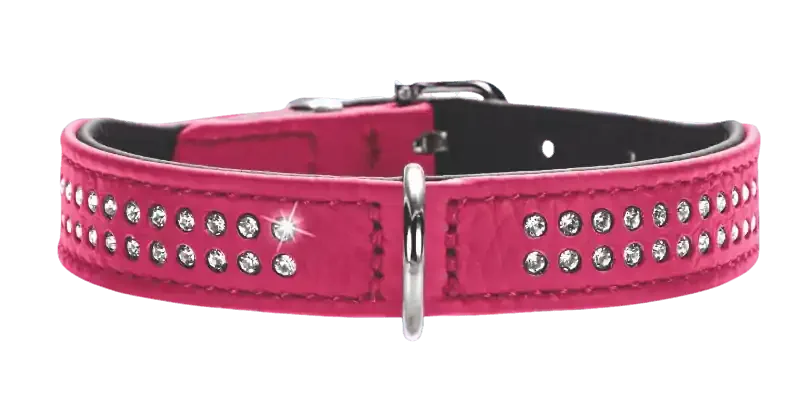 Hundhalsband Diamond Petit Rosa 27 Halsmått 2024cm Lågt pris