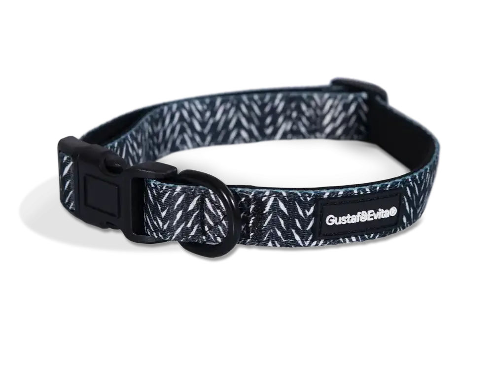 Hundhalsband Finessish ställbart XXS, 15mm x 2230cm Mönstrad Rea