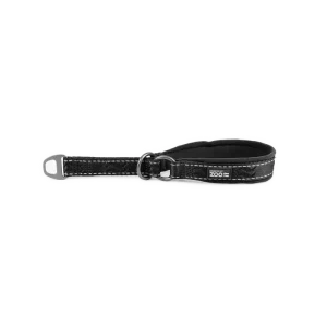 Hundhalsband Rufus halvstryp 20 mm x 3040 cm Svart Outlet