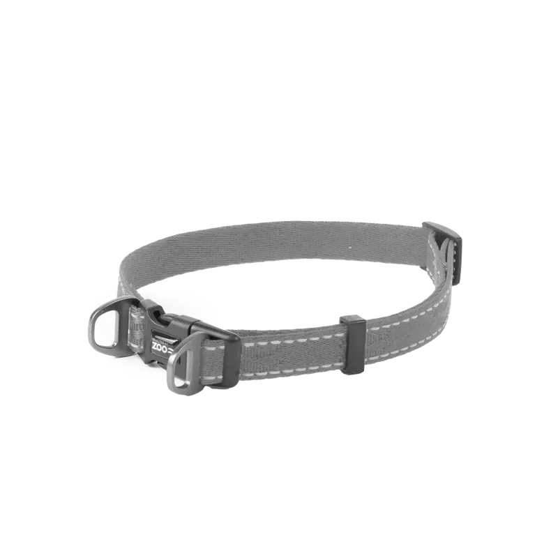 Hundhalsband Rufus ställbart, 15mmx3550cm, Grå Erbjudande