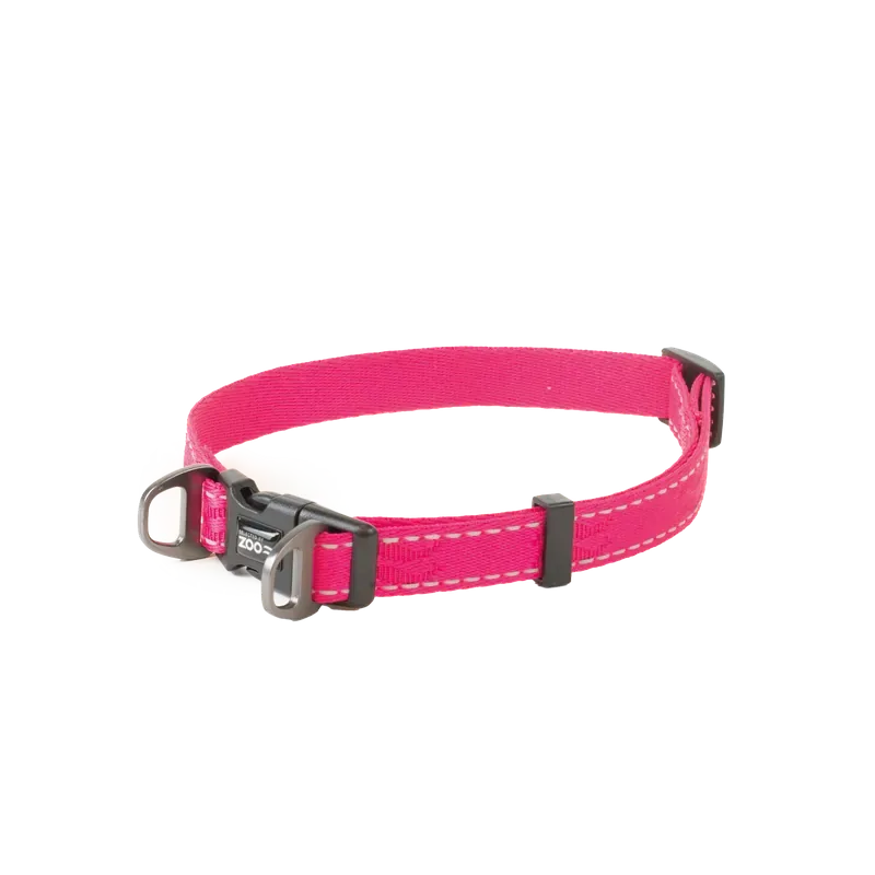 Hundhalsband Rufus ställbart, 15mmx3550cm, Rosa Billig