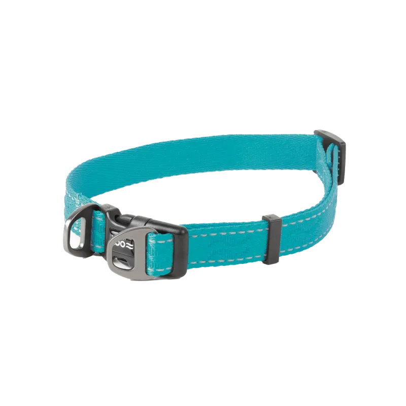 Hundhalsband Rufus ställbart, 20mmx3660cm, Turkos Bästa pris