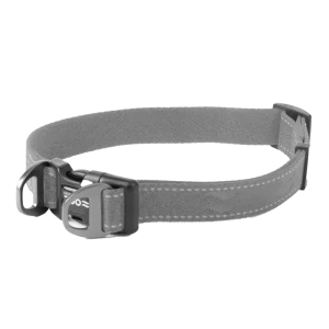 Hundhalsband Rufus ställbart, 25mmx3866cm, Grå prisnedsättning