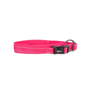 Hundhalsband Rufus vadderat ställbart 20 mm x 3040 cm Rosa Erbjudandepris