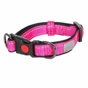 Hundhalsband Solid – Rosa
