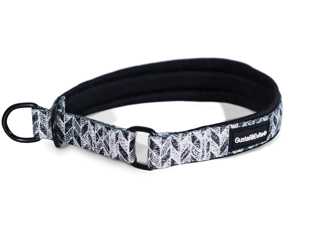 Hundhalsband Trendish halvstryp XS, 15mm x 3040cm Mönstrad Rea